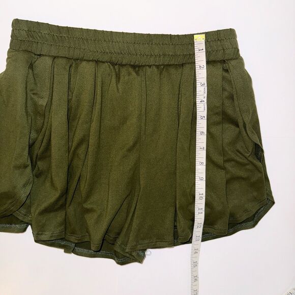 Jade by Jane Redwood Forest Pull On Shorts Skort Green Stretch Waist Comfort S - Picture 6 of 9